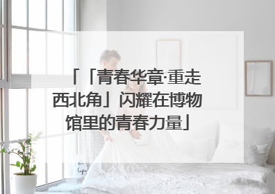 「青春华章·重走西北角」闪耀在博物馆里的青春力量