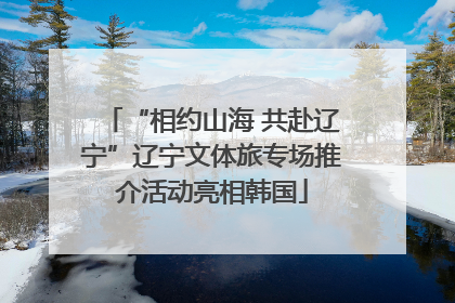 “相约山海 共赴辽宁”辽宁文体旅专场推介活动亮相韩国