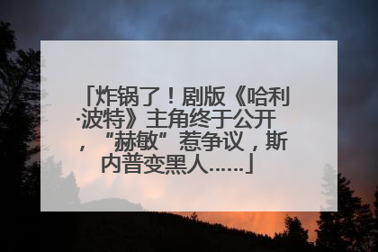 炸锅了！剧版《哈利·波特》主角终于公开，“赫敏”惹争议，斯内普变黑人……