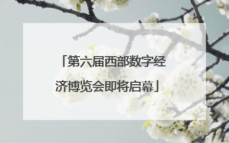 第六届西部数字经济博览会即将启幕