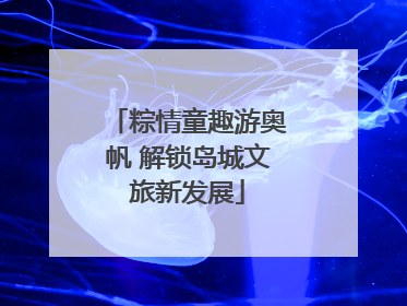 粽情童趣游奥帆 解锁岛城文旅新发展