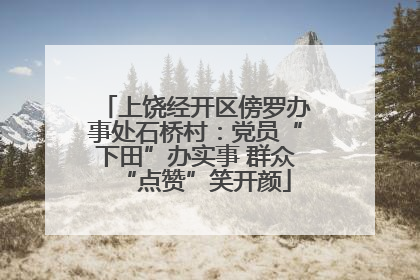 上饶经开区傍罗办事处石桥村：党员“下田”办实事 群众“点赞”笑开颜