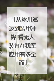 从冰川巡逻到装甲冲锋 看无人装备在我军应用有多全面
