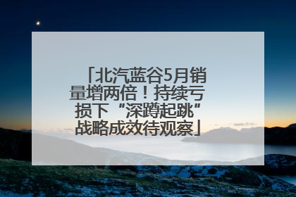 北汽蓝谷5月销量增两倍！持续亏损下“深蹲起跳”战略成效待观察
