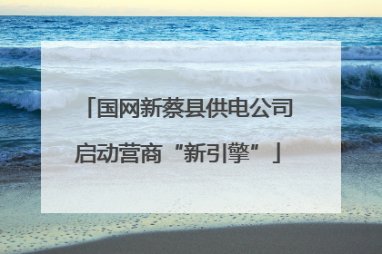 国网新蔡县供电公司启动营商“新引擎”