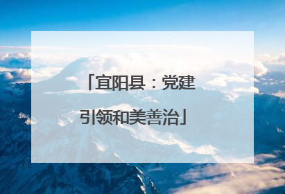 宜阳县：党建引领和美善治