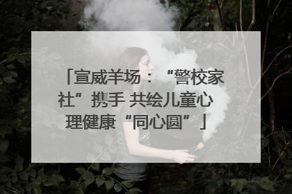 宣威羊场：“警校家社”携手 共绘儿童心理健康“同心圆”