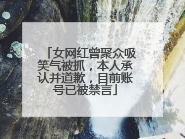 女网红曾聚众吸笑气被抓，本人承认并道歉，目前账号已被禁言