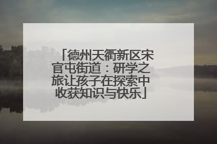 德州天衢新区宋官屯街道：研学之旅让孩子在探索中收获知识与快乐