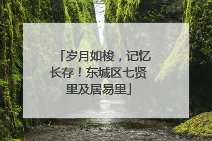 岁月如梭，记忆长存！东城区七贤里及居易里