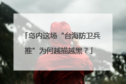 岛内这场“台海防卫兵推”为何越描越黑？