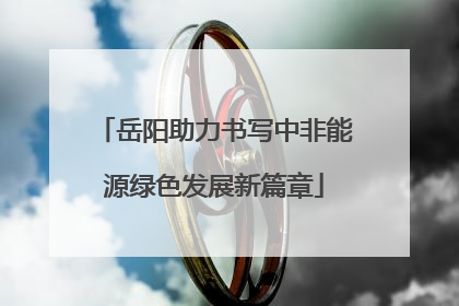 岳阳助力书写中非能源绿色发展新篇章