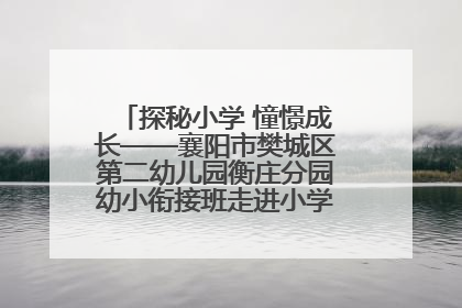 探秘小学 憧憬成长——襄阳市樊城区第二幼儿园衡庄分园幼小衔接班走进小学开展参观体验活动