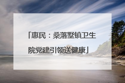 惠民：桑落墅镇卫生院党建引领送健康