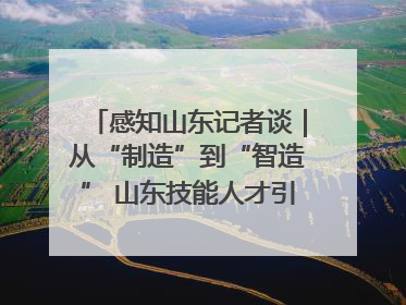 感知山东记者谈｜从“制造”到“智造” 山东技能人才引领产业升级