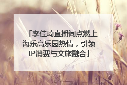 李佳琦直播间点燃上海乐高乐园热情，引领IP消费与文旅融合