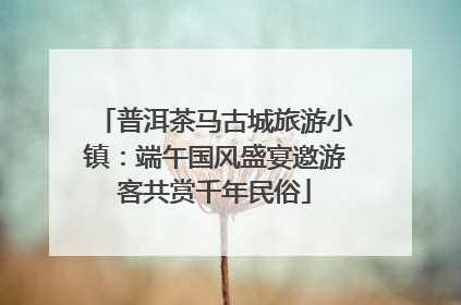 普洱茶马古城旅游小镇：端午国风盛宴邀游客共赏千年民俗