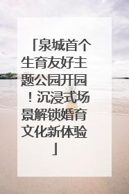 泉城首个生育友好主题公园开园！沉浸式场景解锁婚育文化新体验