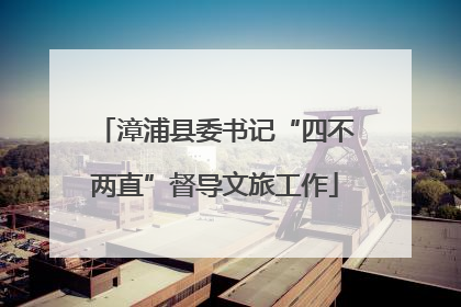 漳浦县委书记“四不两直”督导文旅工作