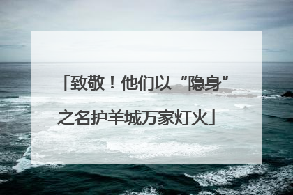 致敬！他们以“隐身”之名护羊城万家灯火