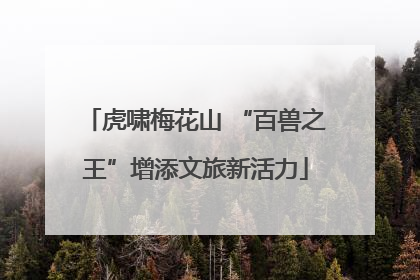虎啸梅花山 “百兽之王”增添文旅新活力