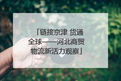 链接京津 货通全球——河北商贸物流新活力观察