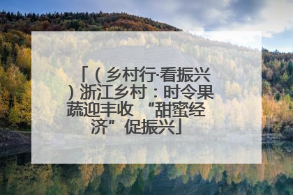 （乡村行·看振兴）浙江乡村：时令果蔬迎丰收 “甜蜜经济”促振兴