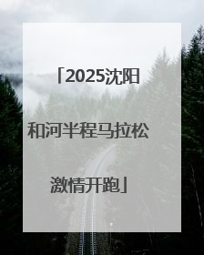 2025沈阳和河半程马拉松激情开跑