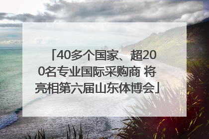 40多个国家、超200名专业国际采购商 将亮相第六届山东体博会