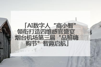 AI数字人“商小智”领衔打造四维感官盛宴 烟台机场第三届“品鲜嗨购节”智趣启航