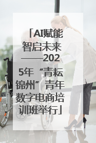 AI赋能 智启未来——2025年“青耘锦州”青年数字电商培训班举行