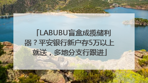 LABUBU盲盒成揽储利器？平安银行新户存5万以上就送，多地分支行跟进